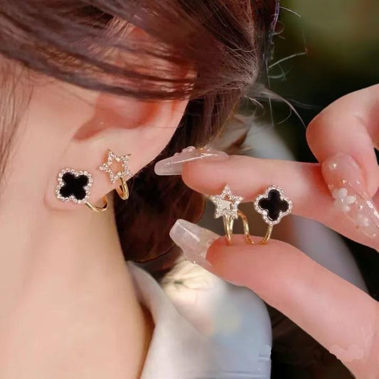Korean Fashion Four Leaf Clover Earrings